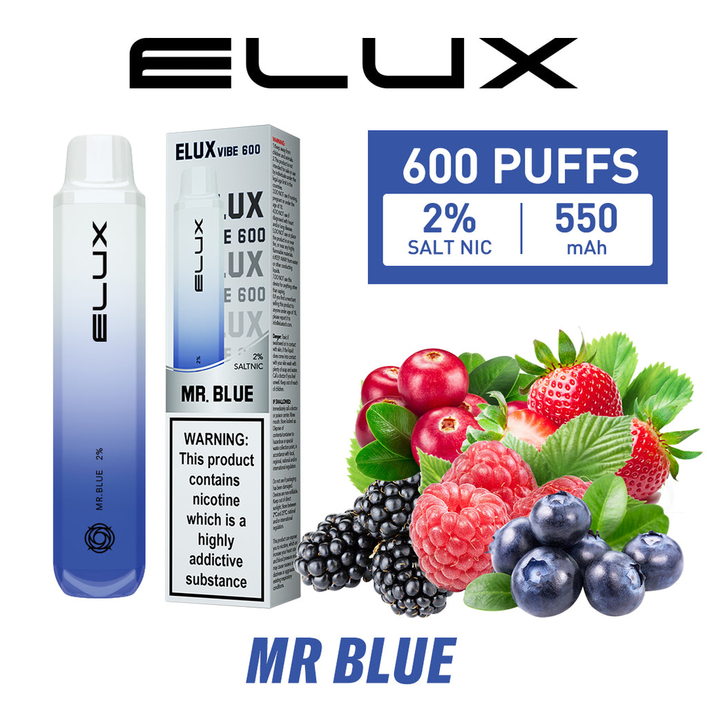 ELUX Vibe Mr.Blue 2% Nicotine Disposable Vape Pod
