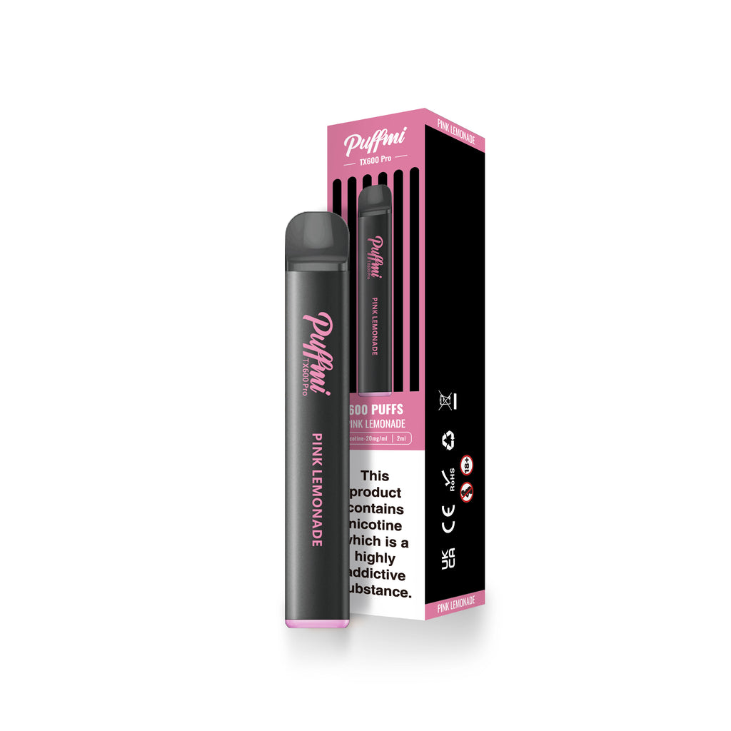 Puffmi TX600 Pro Pink Lemonade 2% Nicotine Disposable Vape