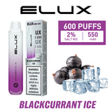 ELUX Vibe Blackcurrant Ice 2% Nicotine Disposable Vape Pod