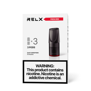 RELX Classic Pod 3 Pod Pack Fresh Red 2% Nicotine 18mg/ml TPD