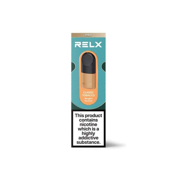 RELX Pod Pro 2 Pod Pack Classic Tobacco 2% Nicotine 18mg/ml TPD