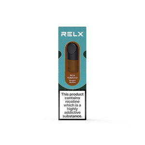 RELX Pod 2 Pod Pack Rich Tobacco 2% Nicotine 18mg/ml TPD