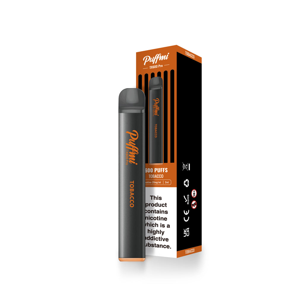 Puffmi TX600 Pro Tobacco 2% Nicotine Disposable Vape