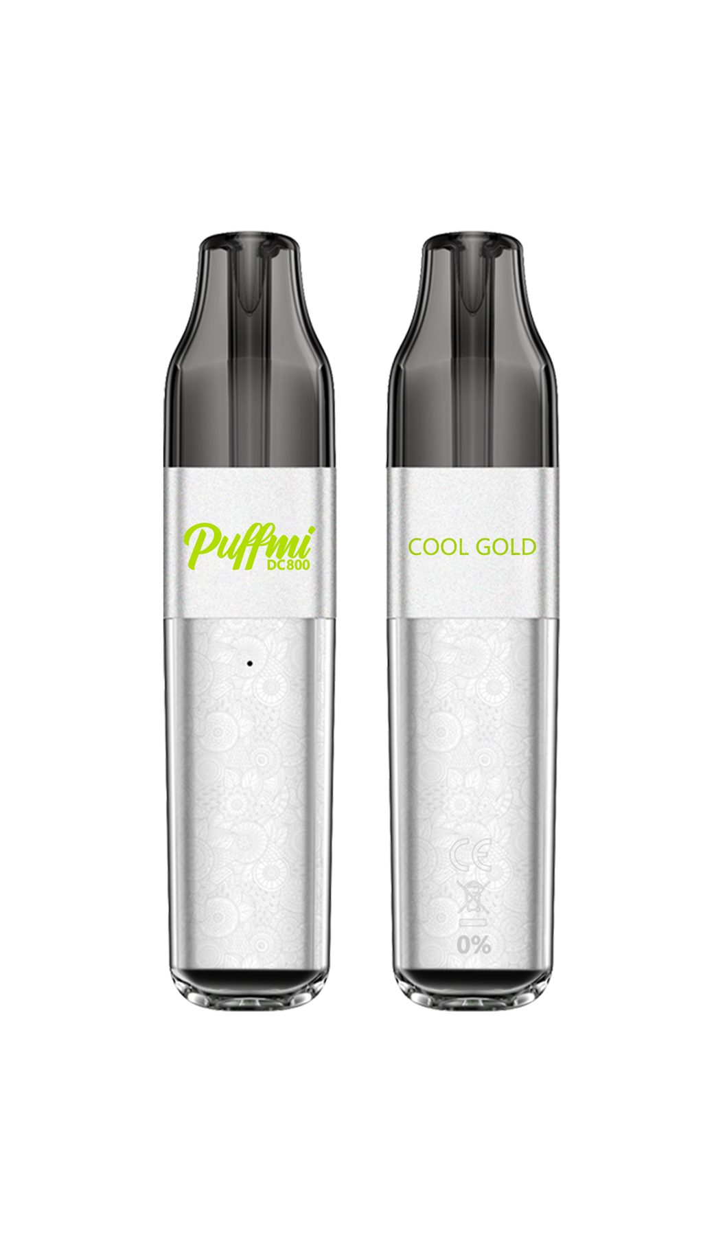 Puffmi DC800 Disposable Kit -  COOL GOLD  0mg Nicotine Disposable Vape