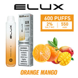 ELUX Vibe Orange Mango 2% Nicotine Disposable Vape Pod