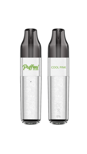 Puffmi DC800 Disposable Kit -  COOL PINK  0mg Nicotine Disposable Vape