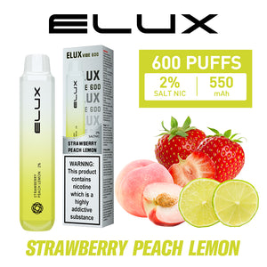 ELUX Vibe Strawberry Peach Lemon 2% Nicotine Disposable Vape Pod