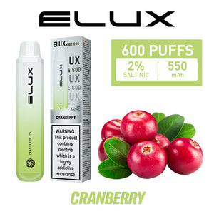 ELUX Vibe Cranberry 2% Nicotine Disposable Vape Pod