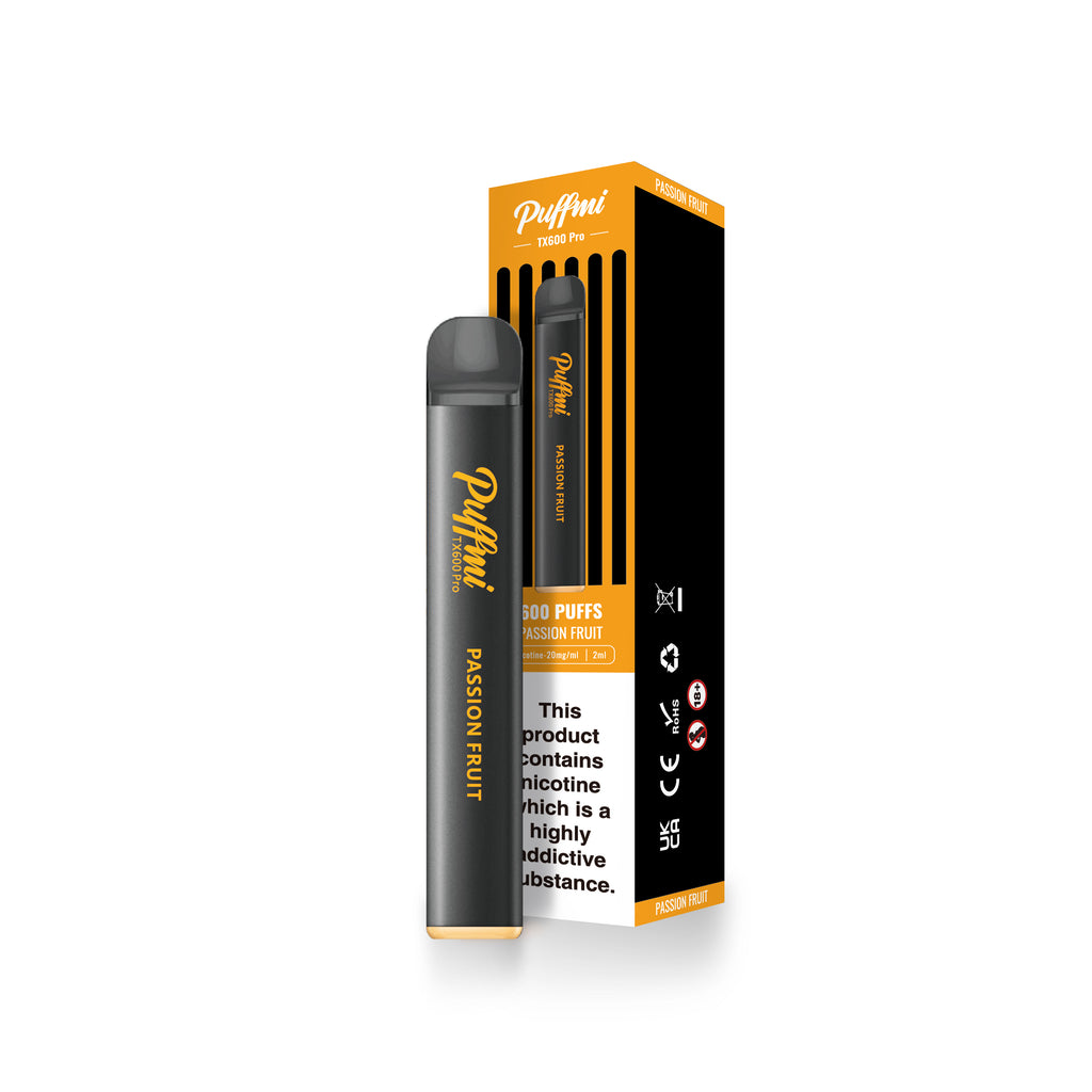 Puffmi TX600 Pro Passion Fruit 2% Nicotine Disposable Vape