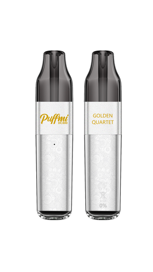 Puffmi DC800 Disposable Kit -  GOLDEN QUARTET  0mg Nicotine Disposable Vape