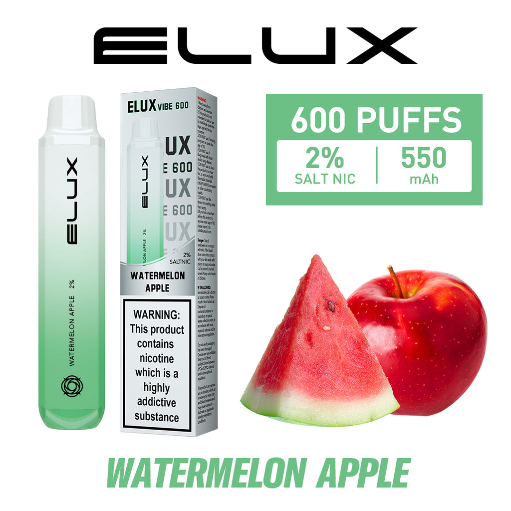 ELUX Vibe Watermelon Apple 2% Nicotine Disposable Vape Pod