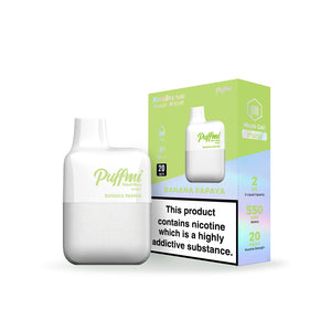 Puffmi Meshbox Mini Banana Papaya 2% Nicotine Disposable Vape